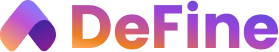 DeFine logo
